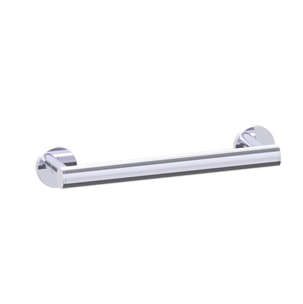 9100 Series 12-inch Round Grab Bar-Polished Chrome