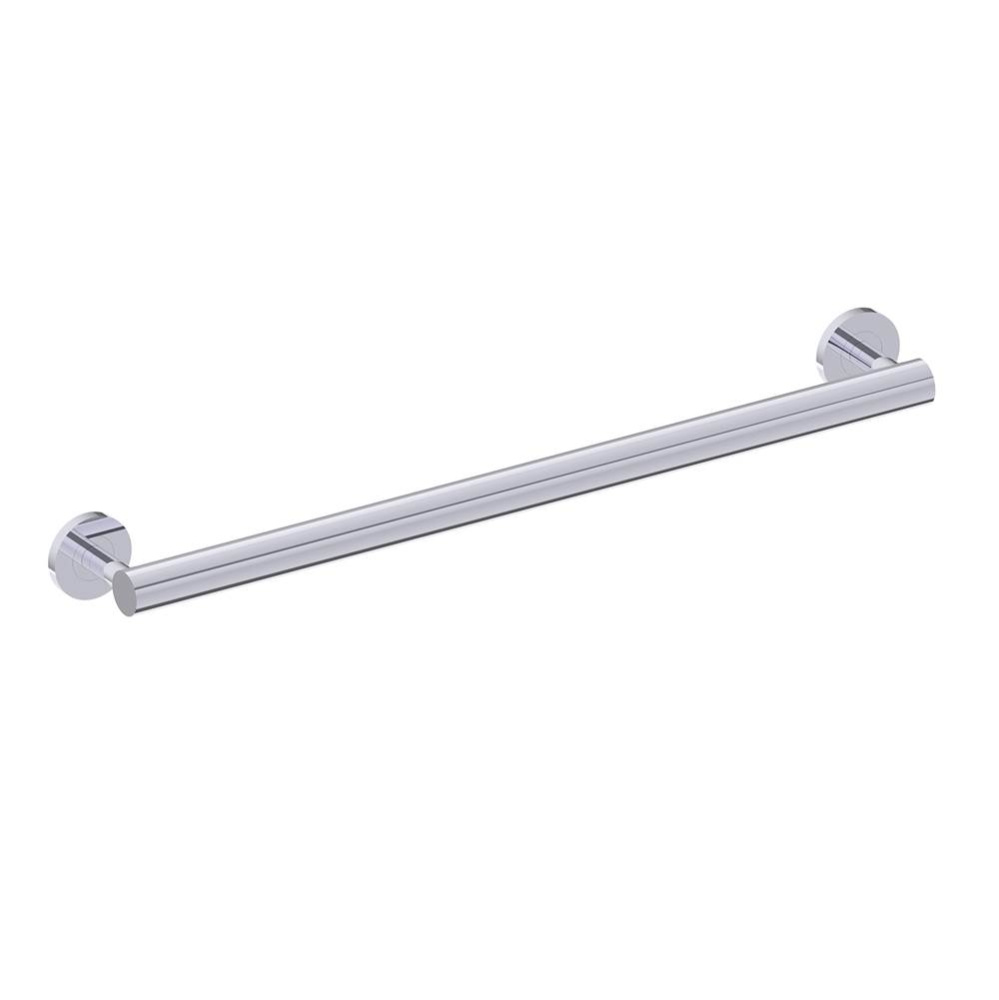 9100 Series 24-inch Round Grab Bar-Polished Chrome