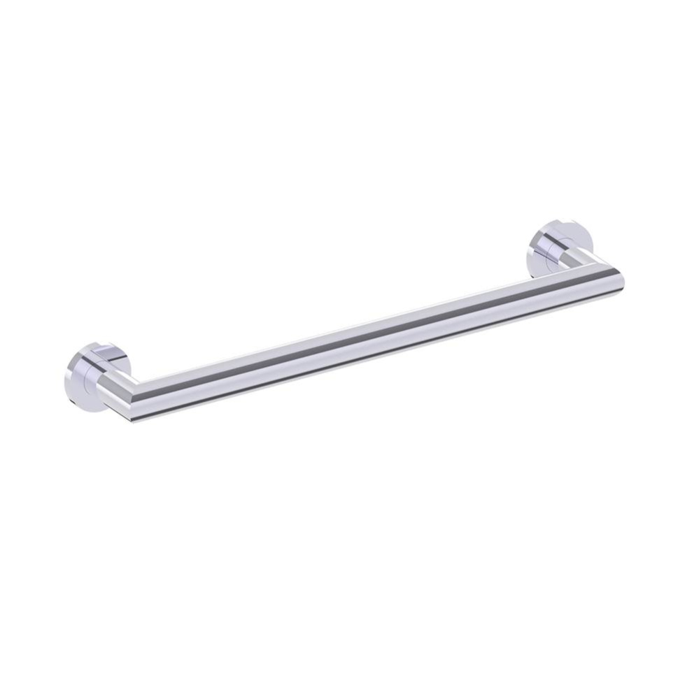 9200 Series 18-inch Round Mitered Grab Bar-Polished Chrome