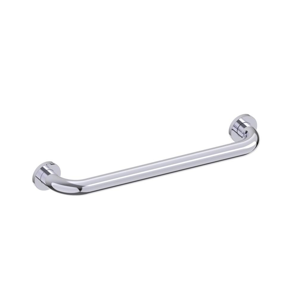 9500 Series 18-inch Round Grab Bar-Polished Chrome