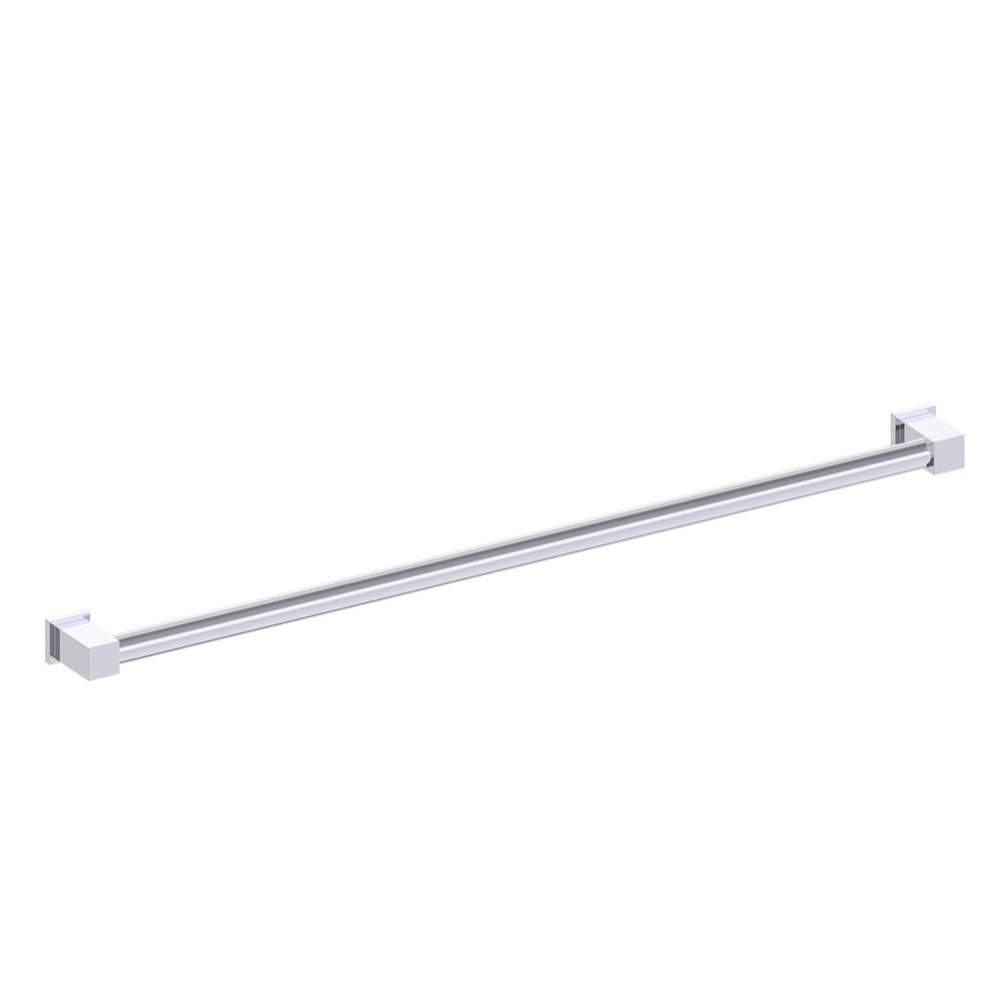 9800 Series  42-inch Round Grab Bar with Square Ends-Polished Chrome