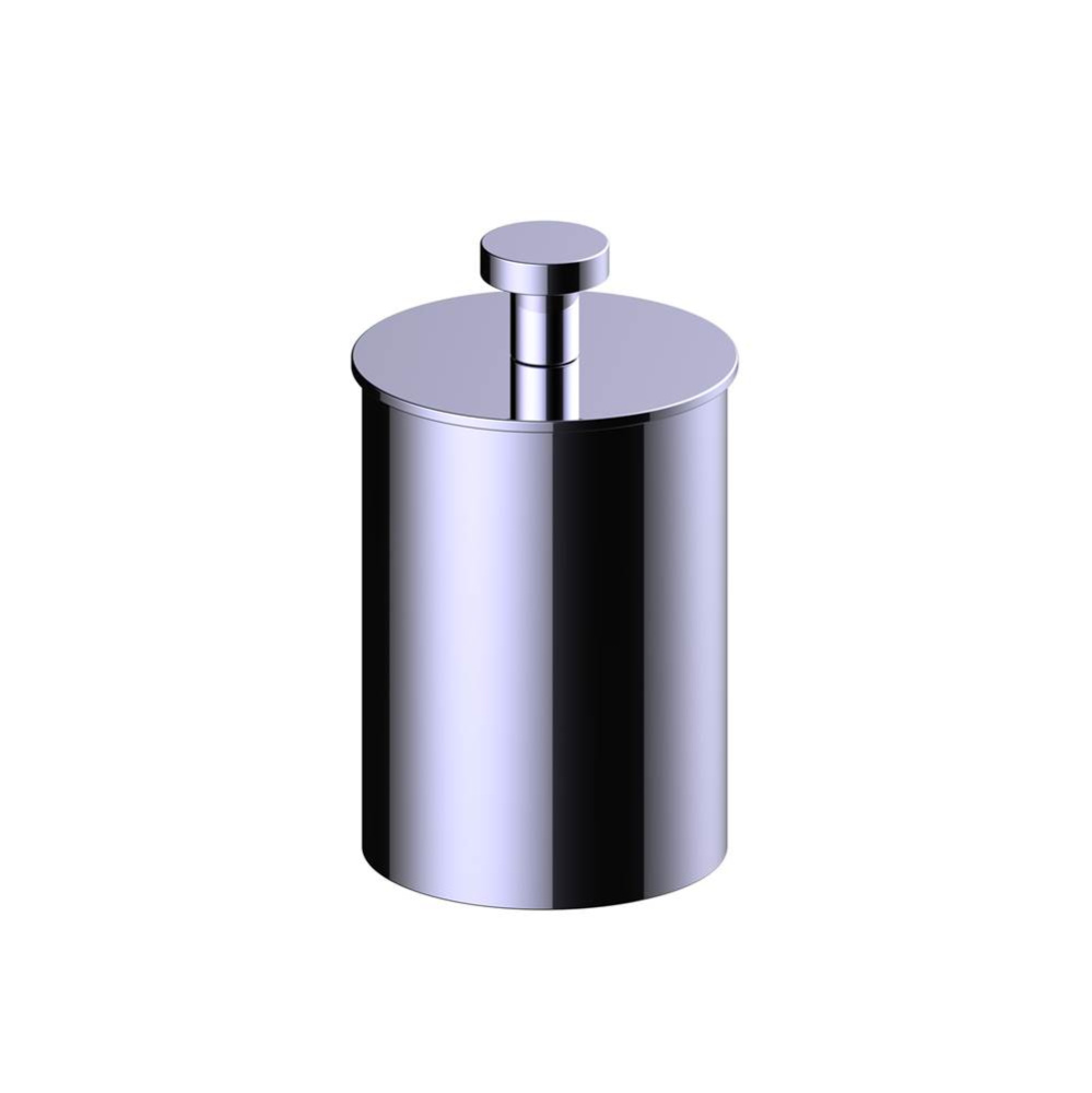 OSLO - Large Size Bathroom Vanity Countertop Canister-Polished Chrome