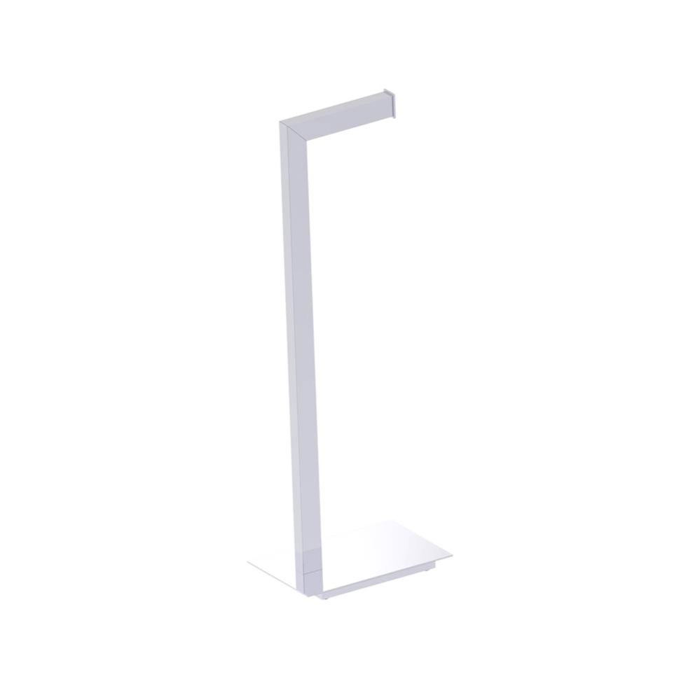 Free Standing - Square Free Standing Toilet Paper Holder-Polished Chrome