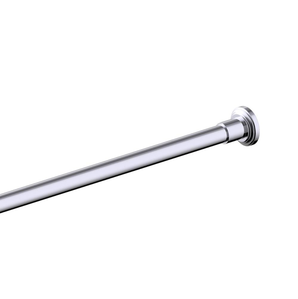 FLORENCE - Kartners Round Shower Rod-Polished Chrome