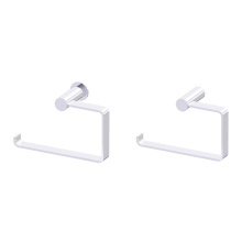 Kartners 137463L-99 - PORTO -  Towel Ring (Left)-Polished Chrome