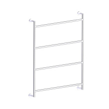 Kartners 144455-99 - OSLO - 24-inch Towel Ladder-Polished Chrome