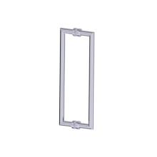 Kartners 1447818-99 - OSLO - 18-inch Double Shower Door Handle-Polished Chrome