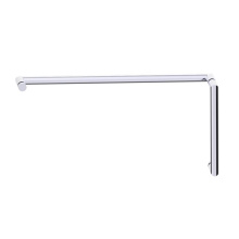 Kartners 18870818-99 - SEVILLE - 8-inch x 18-inch Offset Shower Door Handles -Polished Chrome