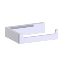 Kartners 232151SB-99 - BERLIN - Toilet Paper Holder (Solid Back)-Polished Chrome