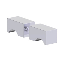 Kartners 2487502-99 - LONDON - Double Shower Door Handle-Polished Chrome
