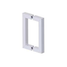 Kartners 2487806-99 - LONDON - 6-inch Double Shower Door Handle-Polished Chrome