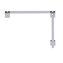 Kartners 25471218-99 - MILAN - 12-inch x 18-inch Offset Shower Door Handles -Polished Chrome