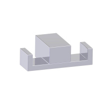 Kartners 288132-99 - MUNICH - Double Prong Robe Hook-Polished Chrome