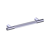 Kartners 310708-99 - Straight Knurled -  8-inch Cabinet Pull-Polished Chrome