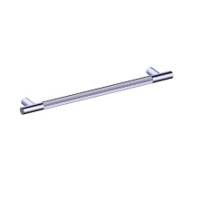 Kartners 310712-99 - Straight Knurled -  12-inch Cabinet Pull-Polished Chrome