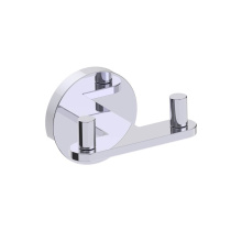 Kartners 313132-99 - FRANKFURT -  Double Prong Robe Hook-Polished Chrome