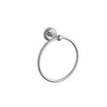 Kartners 322460-99 - FLORENCE - Round Towel Ring-Polished Chrome