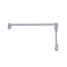 Kartners 32270818-99 - FLORENCE - 8-inch x 18-inch Offset Shower Door Handle-Polished Chrome