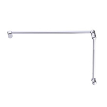 Kartners 32271224-99 - FLORENCE - 12-inch x 24-inch Offset Shower Door Handle -Polished Chrome