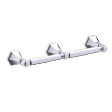 Kartners 342155-99 - PISA - Double Toilet Paper Holder-Polished Chrome