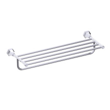 Kartners 342442-99 - PISA - Towel Shelf with Bathroom Towel Bar-Polished Chrome