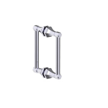 Kartners 3427808-99 - PISA - 8-inch Double Shower Door Handle-Polished Chrome