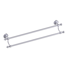 Kartners 351242-99 - LYON - 24-inch Double Bathroom Towel Bar-Polished Chrome
