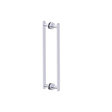 Kartners 3687818-99 - SIENA - 18-inch Double Shower Door Handle-Polished Chrome