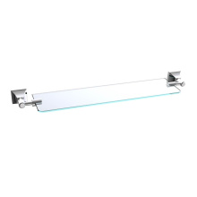 Kartners 390671-99 - GLASGOW - 20-inch Glass Shelf-Polished Chrome