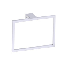 Kartners 422464-99 - NAPLES - Square Towel Ring-Polished Chrome