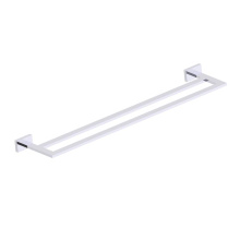 Kartners 480242-99 - VIENNA -  24-inch Double Bathroom Towel Bar -Polished Chrome
