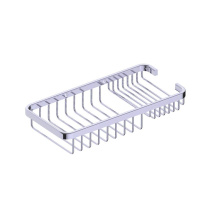 Kartners 828004-99 - Bath & Shower Baskets - Wire Basket with Soap Holder-Polished Chrome