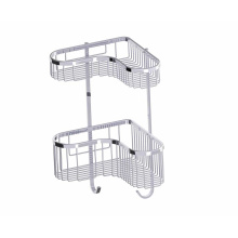 Kartners 828013-99 - Bath & Shower Baskets - Double Wire Basket-Polished Chrome