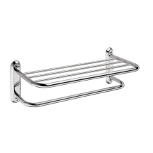 Kartners 8281521-99 - HOTEL - 25-inch Two Tier Towel Rack-Polished Chrome