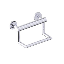 Kartners 8289120-99 - 9-inch Pivot Grab Bar with Paper Holder-Polished Chrome