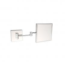 Kartners KCM-SQ-8LD -68 - Wall Mounted 8.5'' x 8.5'' with LED light Mirror- Polished