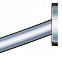 Kartners KSRC-5SS - Shower Rods - 5 Feet (60-inch) Curved Shower Rod with Round Ends-Polished Finish