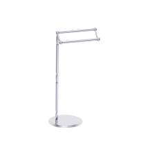 Kartners KFS-FL-SP-DTR-99 - Free Standing -  Double Towel Rail -Polished Chrome