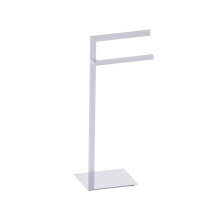 Kartners KFS-SQ-DTR1-99 - Free Standing - Square Double Towel Rail-Polished Chrome