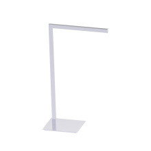 Kartners KFS-SQ-STR-99 - Free Standing - Square Single Towel Rail-Polished Chrome