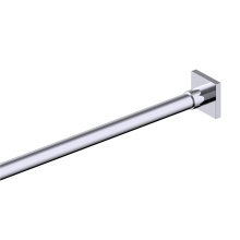 Kartners KSR-5BR-262-99 - MADRID - Shower Rods - Kartners Square Shower Rod-Polished Chrome