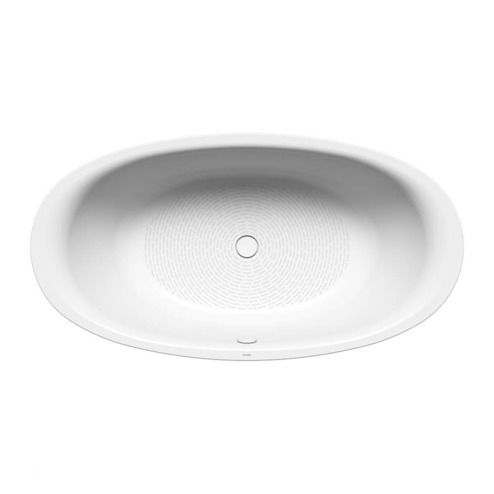 Kaldewei Heavy Guage Titanium Steel Enamel Luxxo Duo Oval Bathtub