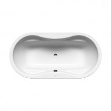 Kaldewei 184 - Kaldewei Heavy Guage Titanium Steel Enamel Mega Duo Oval Bathtub