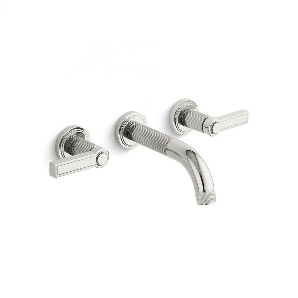 Vir Stil® Wall-Mount Sink Faucet, Lever Handles, Uk