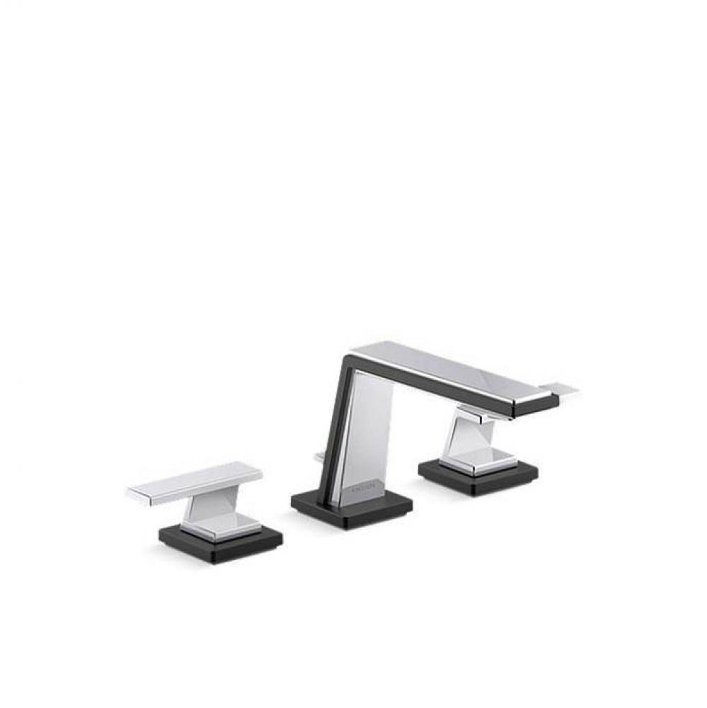 Klyne™ Sink Faucet, Matte Black Accents, Lever Handles
