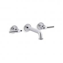 Kallista P21223-LV-CP - Central Park West™ Wall Mnt Sink Fct, Lv