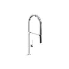 Kallista P23174-LV-CP - Juxtapose® Semi-Pro Faucet W/ Po Spray