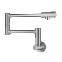 Kraus KPF-5003SFS - Bolden™ 2 Handle Wall Mount Pot Filler Faucet with Retractable Arm in Spot-Free Stainless Steel
