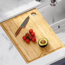 Kraus KCB-WS103BB - Workstation Kitchen Sink 12 in. Solid Bamboo Cutting Board