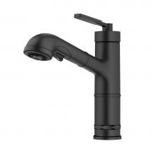 Kraus KPF-4103MB - Allyn™ Pull-Out Single Handle Kitchen Faucet in Matte Black